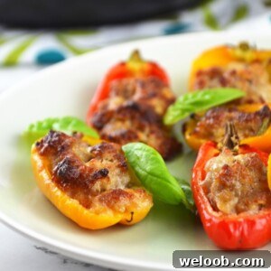 Stuffed mini peppers