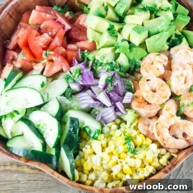 Shrimp Avocado Tomato Salad