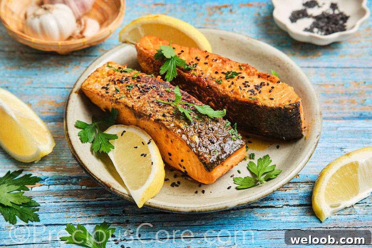 Landscape image of Cajun Honey Butter Salmon