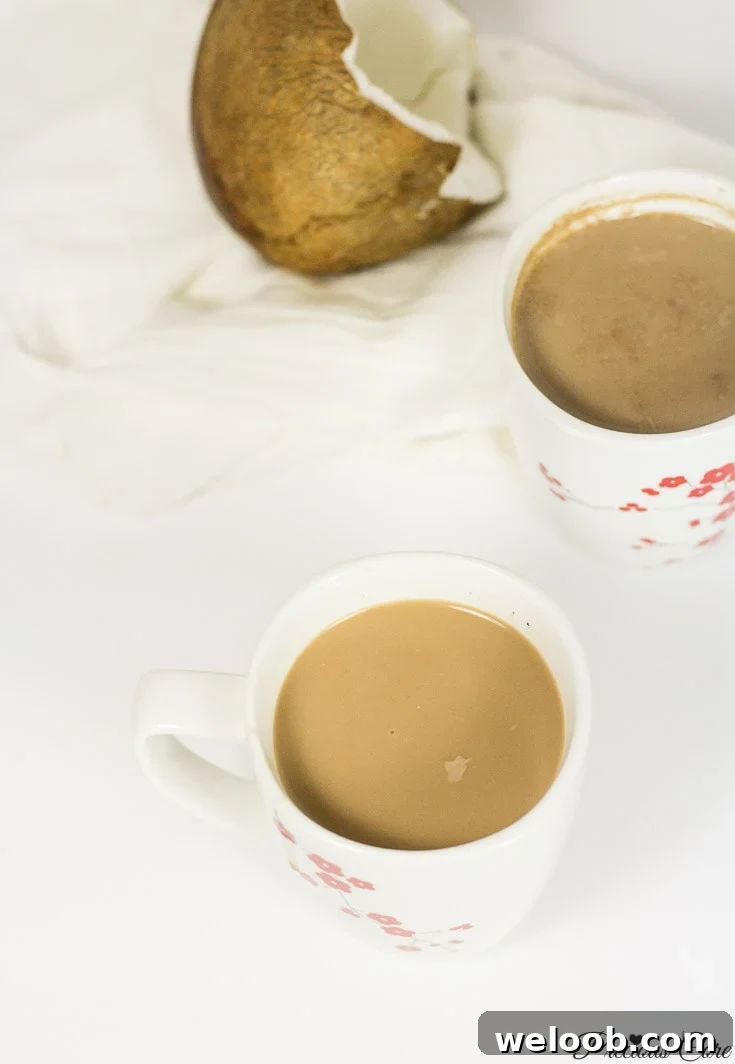 healthy hot chocolate
