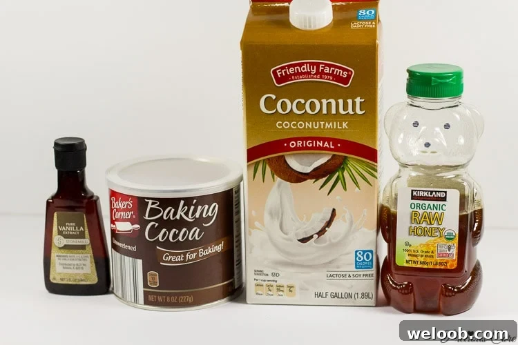 healthy hot chocolate ingredients