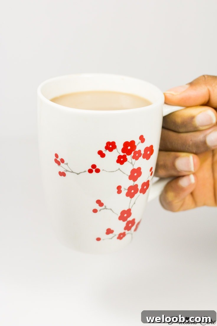 coconut hot chocolate