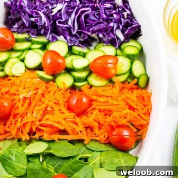 spinach red cabbage salad