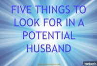 5 Key Traits to Look for in a Potential Husband