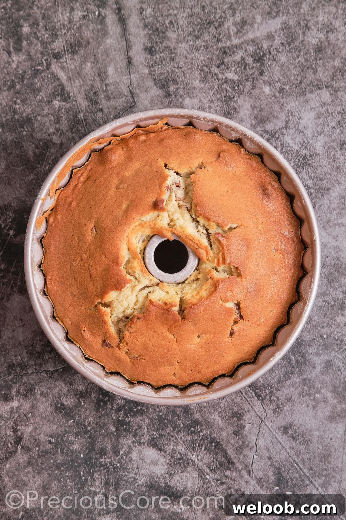 Bake the cake for 60 mins