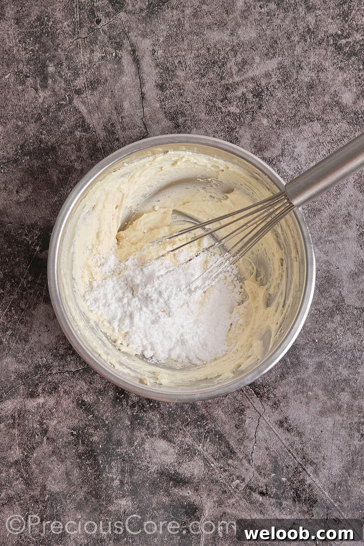 Add flour and mix them properly 