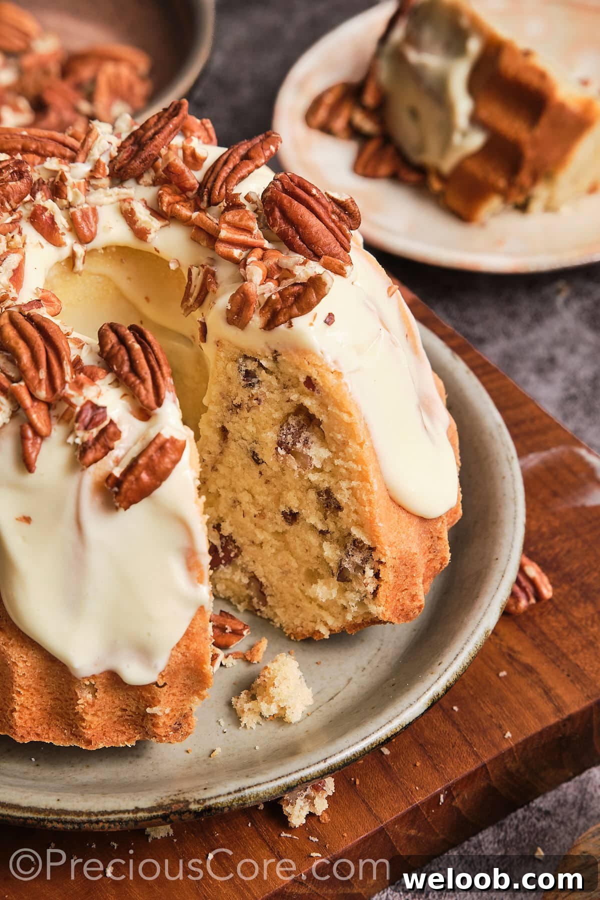 Zoom in image of Butter Pecan Pound Cake