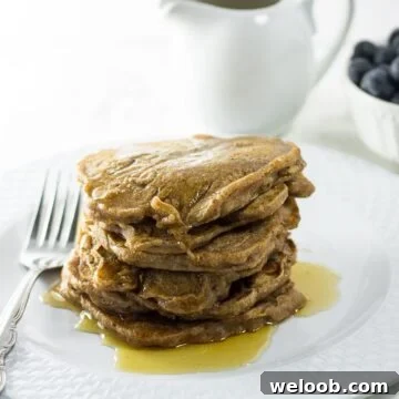 Healthy Eggless Pancakes