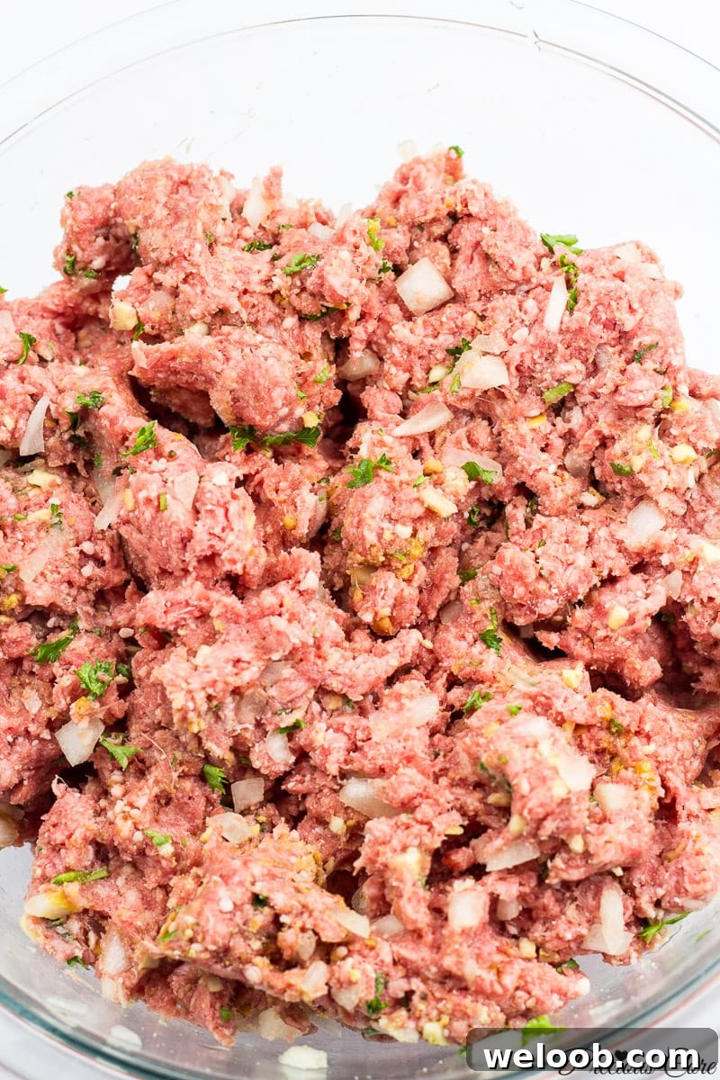 west african meatballs mixture