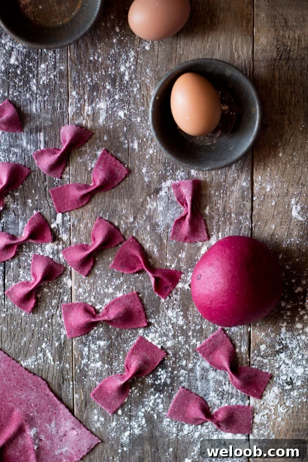 Beetroot pasta dough recipe