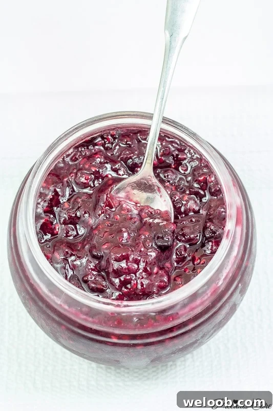 mixed berry jam for pinterest