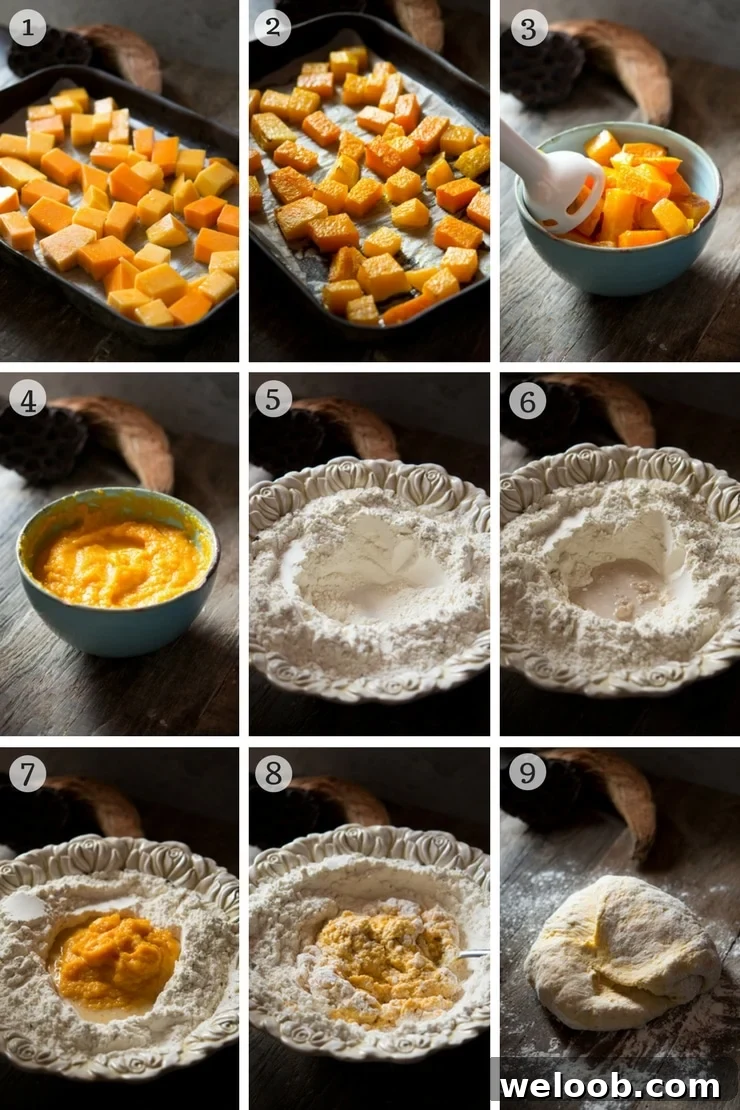 step by step photos on how to make pumpkin bread rolls