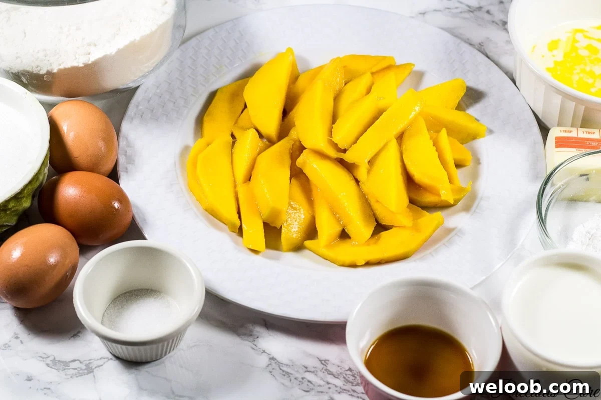 mango upside down