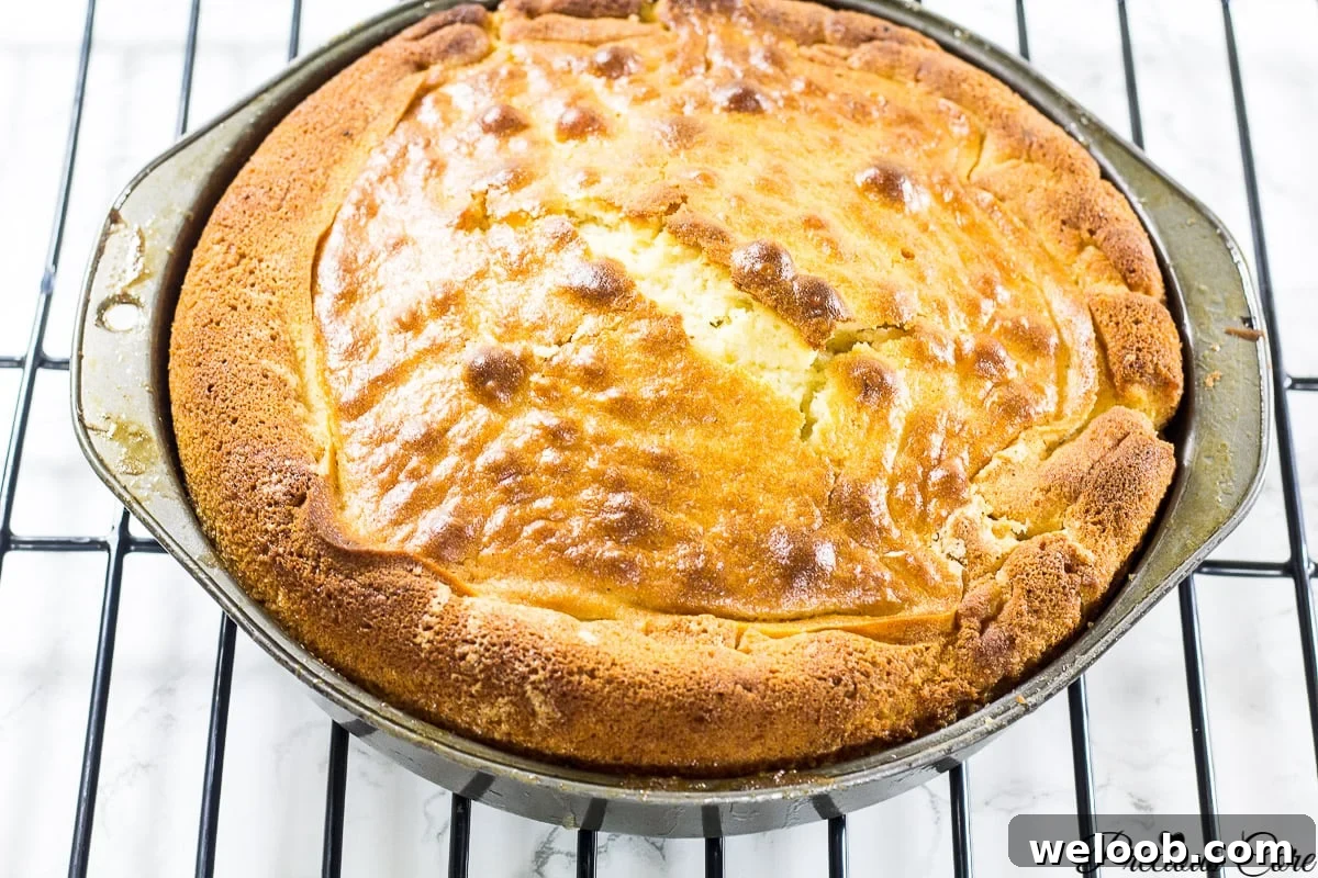 mango upside down cake baked