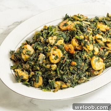 Cameroon spinach stew