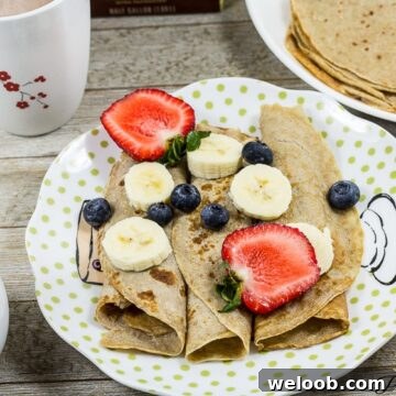 Healthy Banana Crepes Recipe