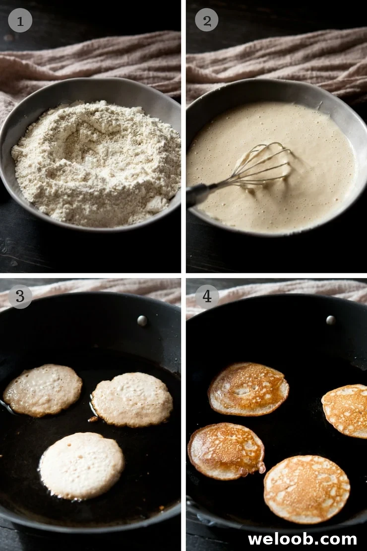 step by step photos for making chestnut fritters