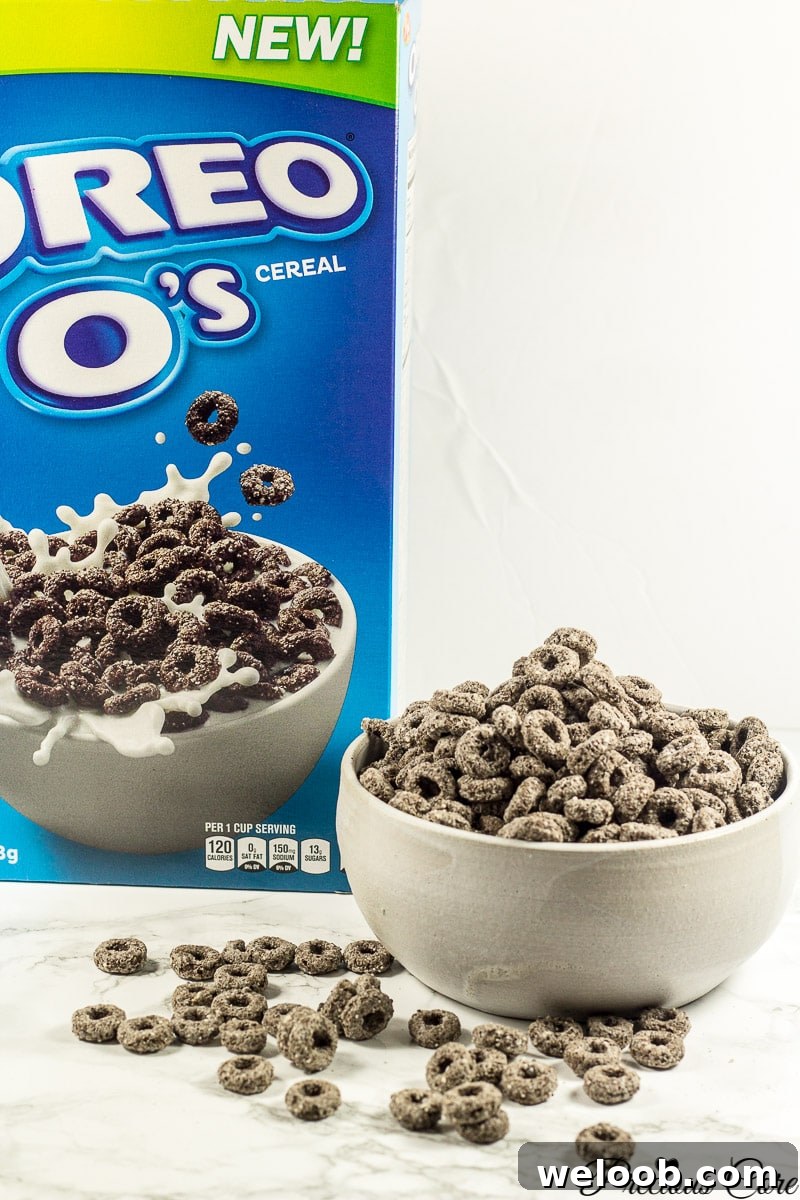 Oreo O's Breakfast Cereal.