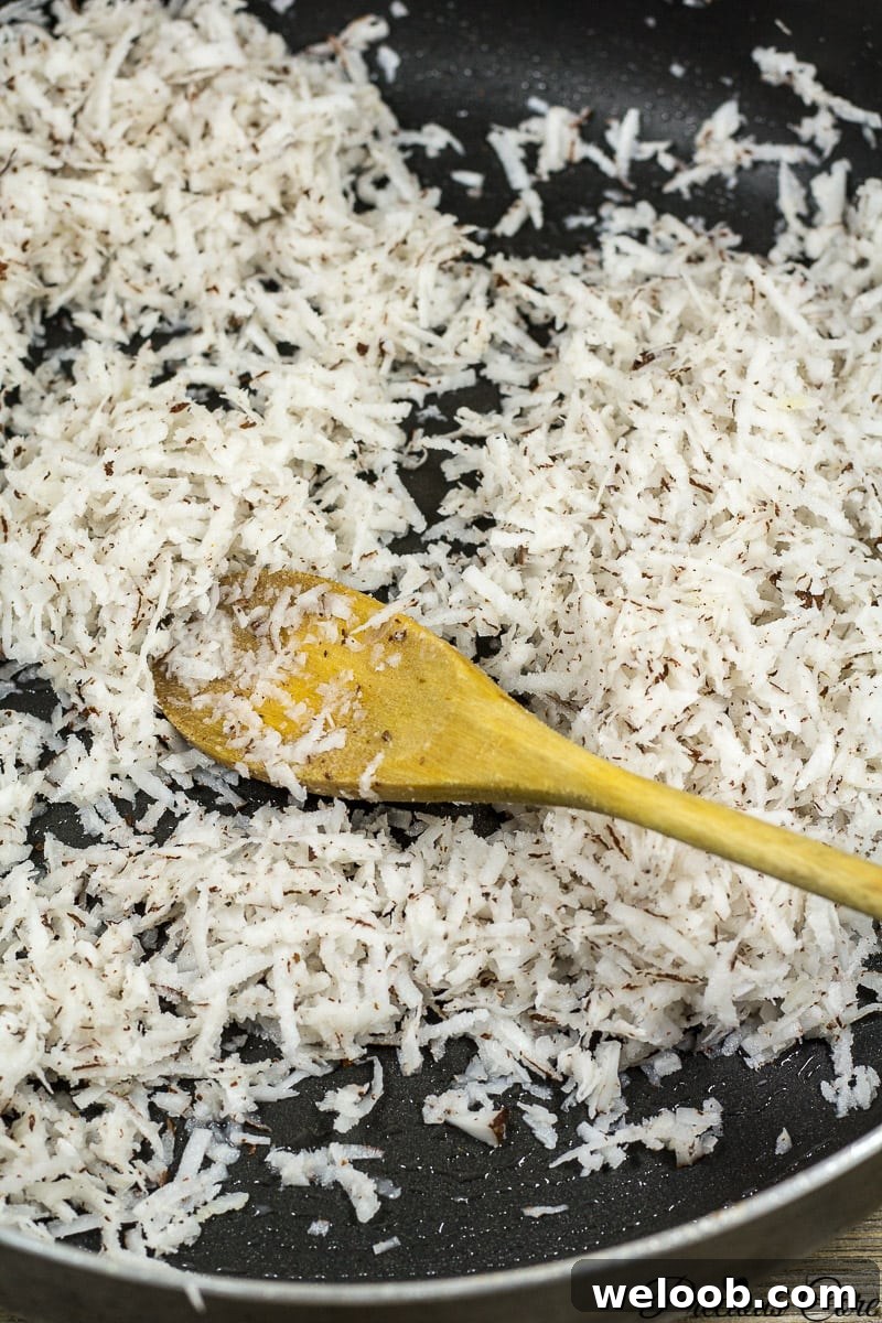 Making Coconut Sweet Step 1