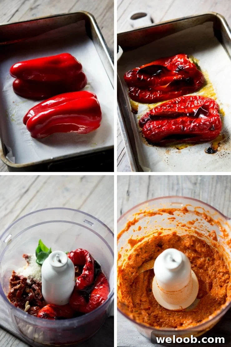 step by step photos for making sun dried tomato pasta