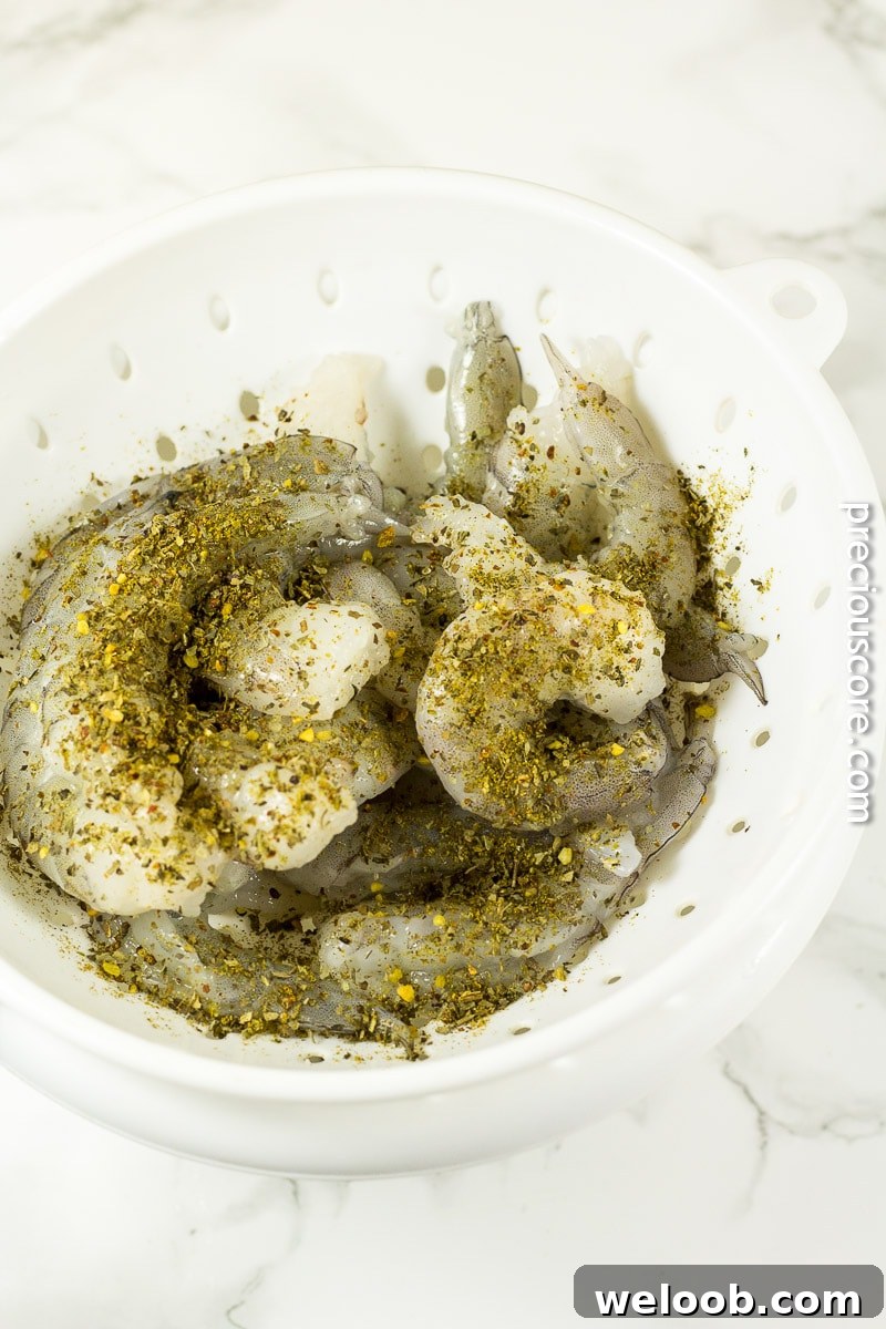 McCormick seasoning on Shrimp