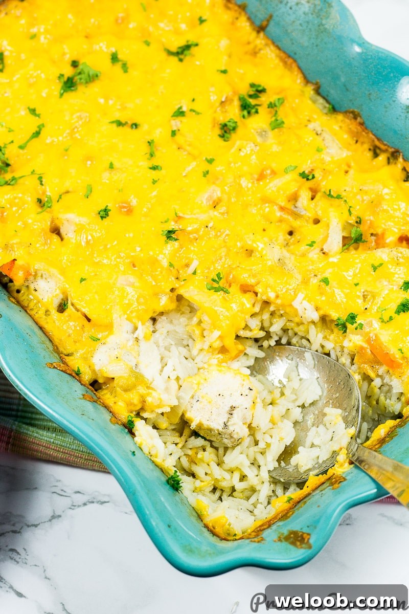 Baked Chicken and Rice Casserole