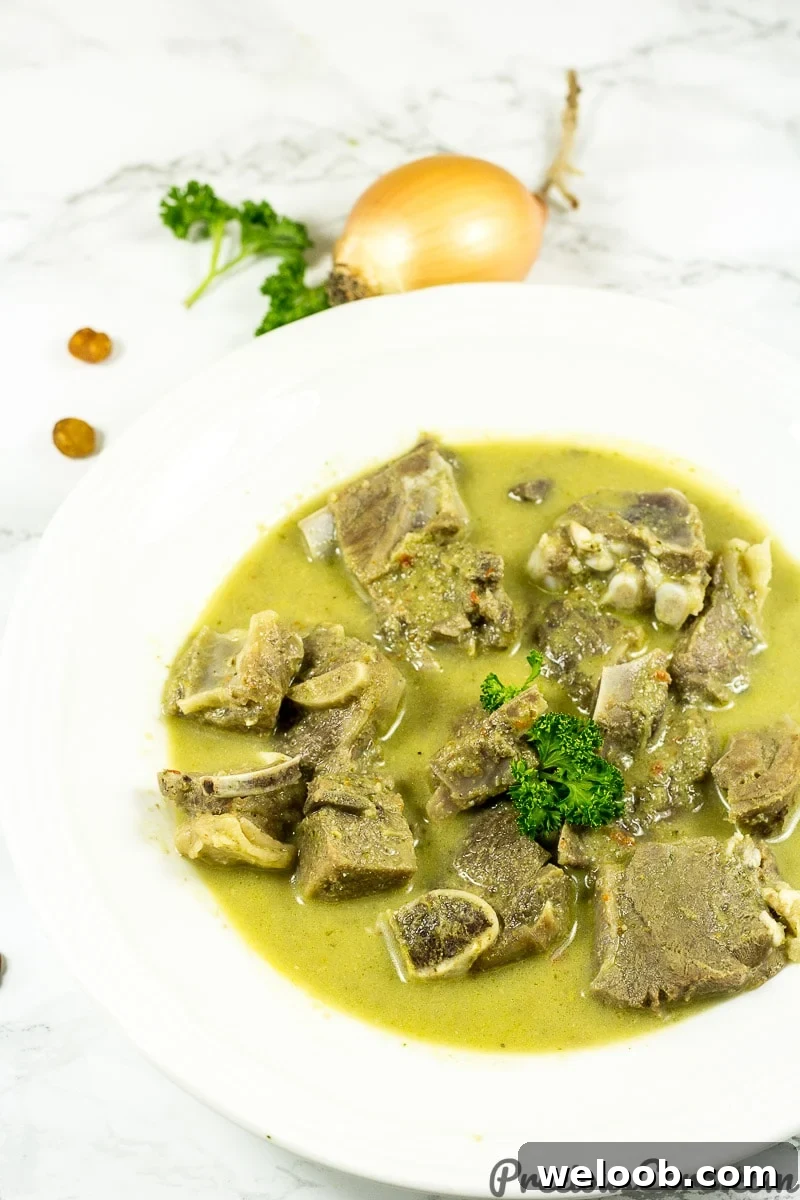 Nigerian goat meat pepper soup recipe.