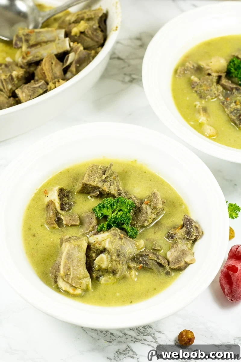 Cameroonian Goat Meat Pepper Soup Recipe.