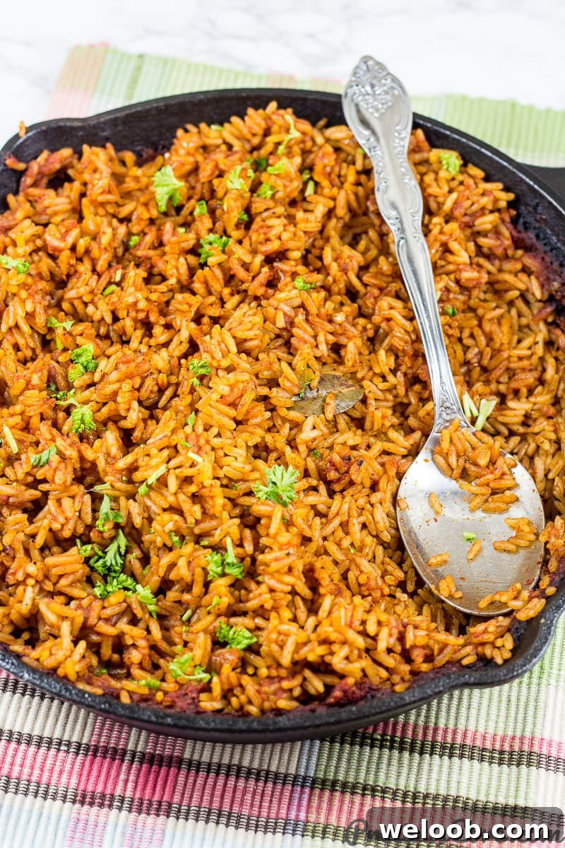 Jollof Rice made in the oven