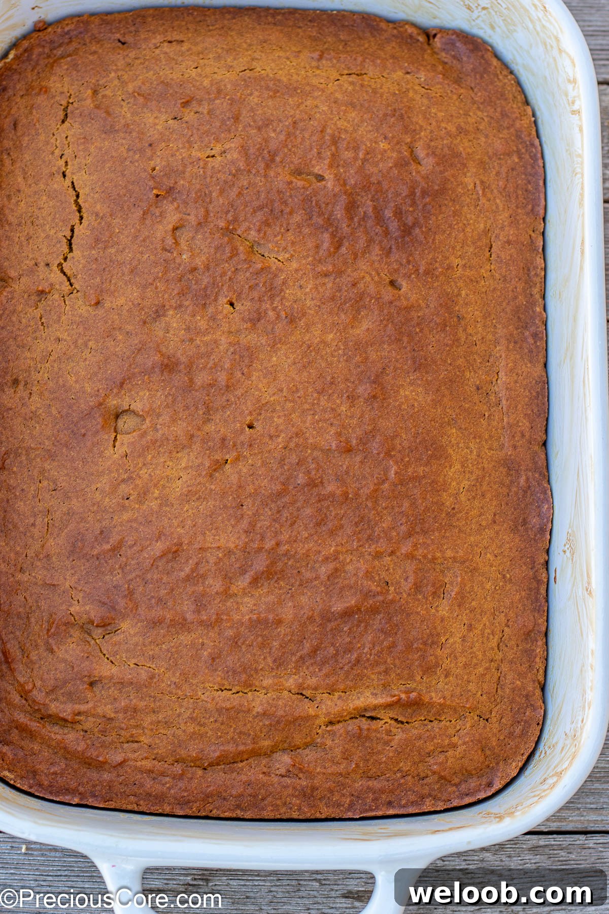 Baked Pumpkin Cake.