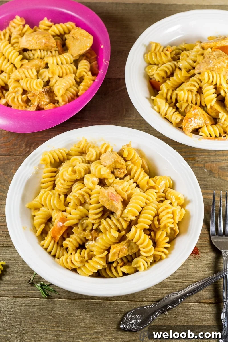 One Pot Pasta and Chicken Dinner