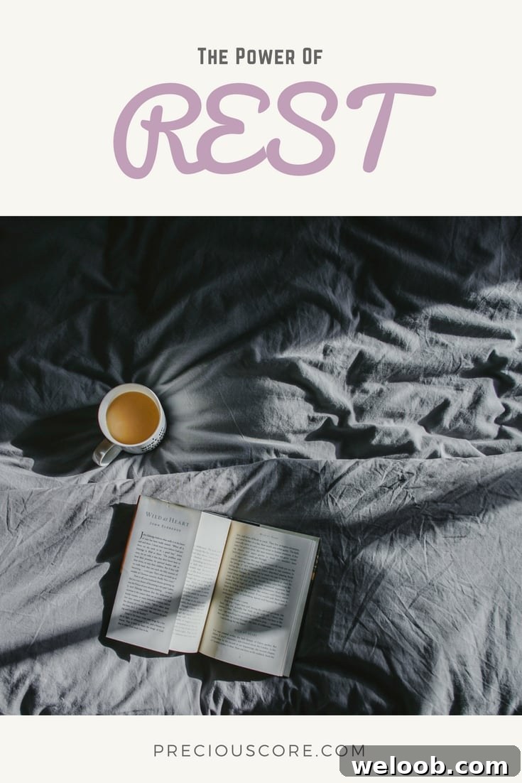 The Power of Rest. Why you should work while you work and rest while you rest. Hope this inspires you. Precious Core