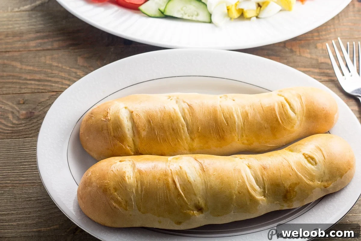 Homemade Milk Bread served with salad.