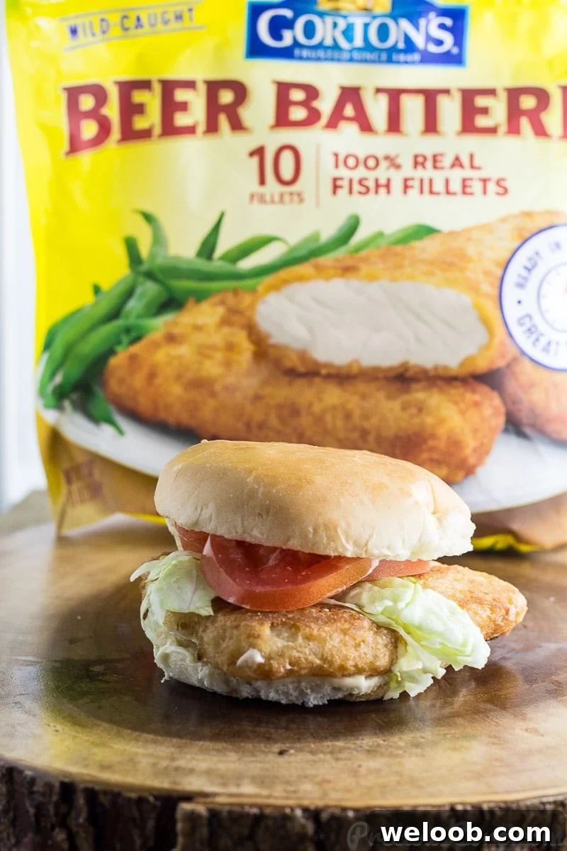 Easy fish sandwich recipe