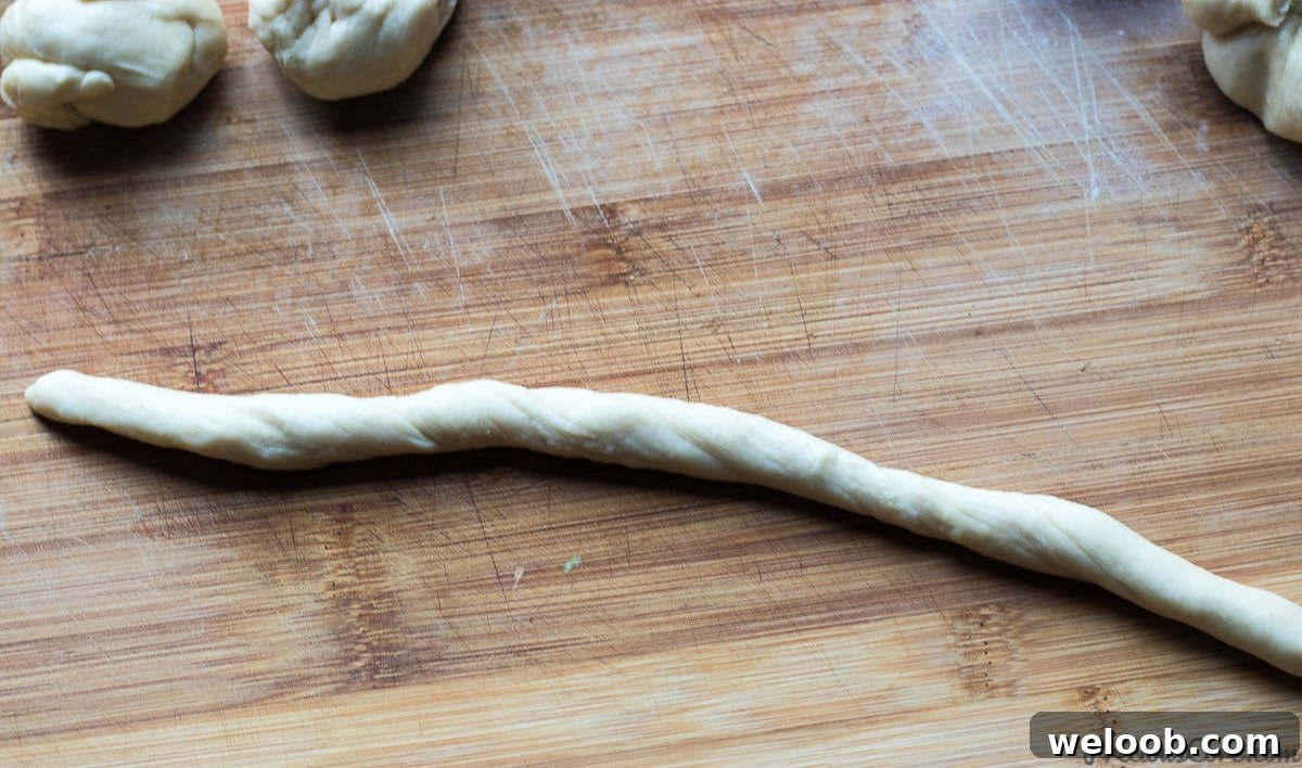 African Doughnuts - Forming the twists