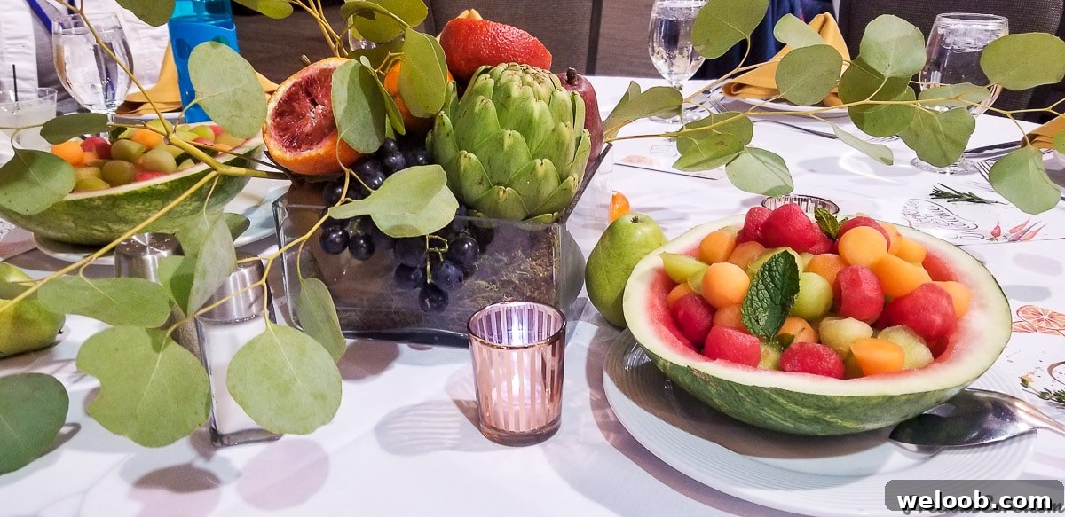 Watermelon fruit bowl