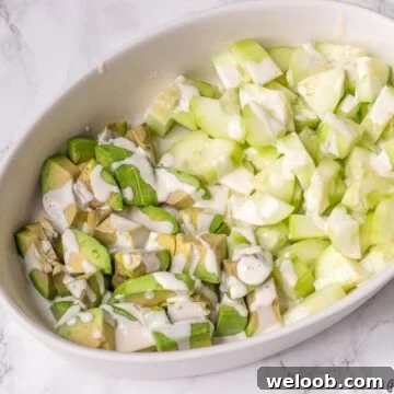 Recipe for Cucumber Avocado Salad