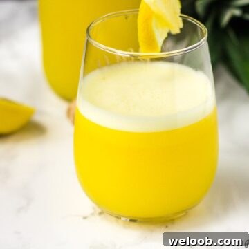 African Pineapple Ginger Juice