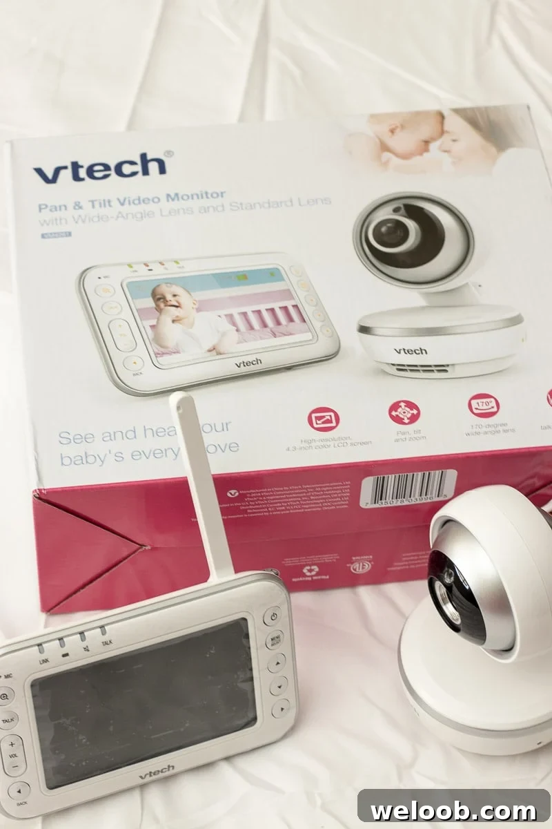 using a baby monitor for the first time