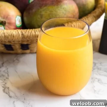 Homemade Mango Juice Recipe