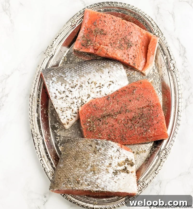 Dry marinade for Grilled Salmon