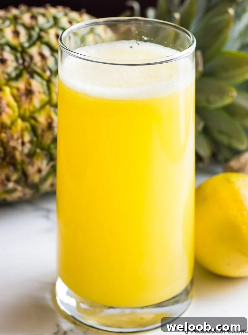 Pineapple Ginger Juice