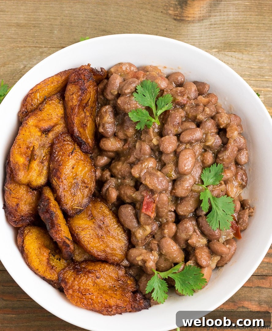 Moving to California: Complete Guide to Settling In and Thriving 5 Stewed pinto beans and sweet fried plantains