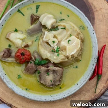 Square image of Cameroonian Pepper Soup.