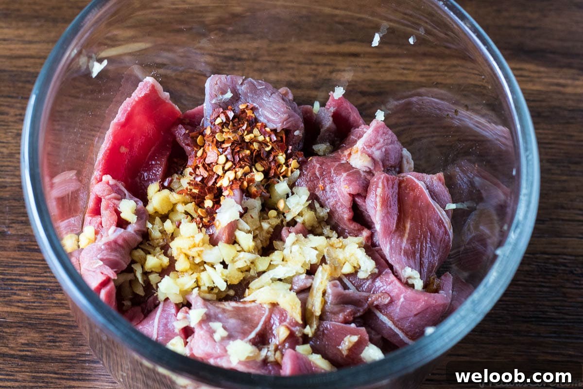 Beef Marinade for Easy Beef Stir Fry