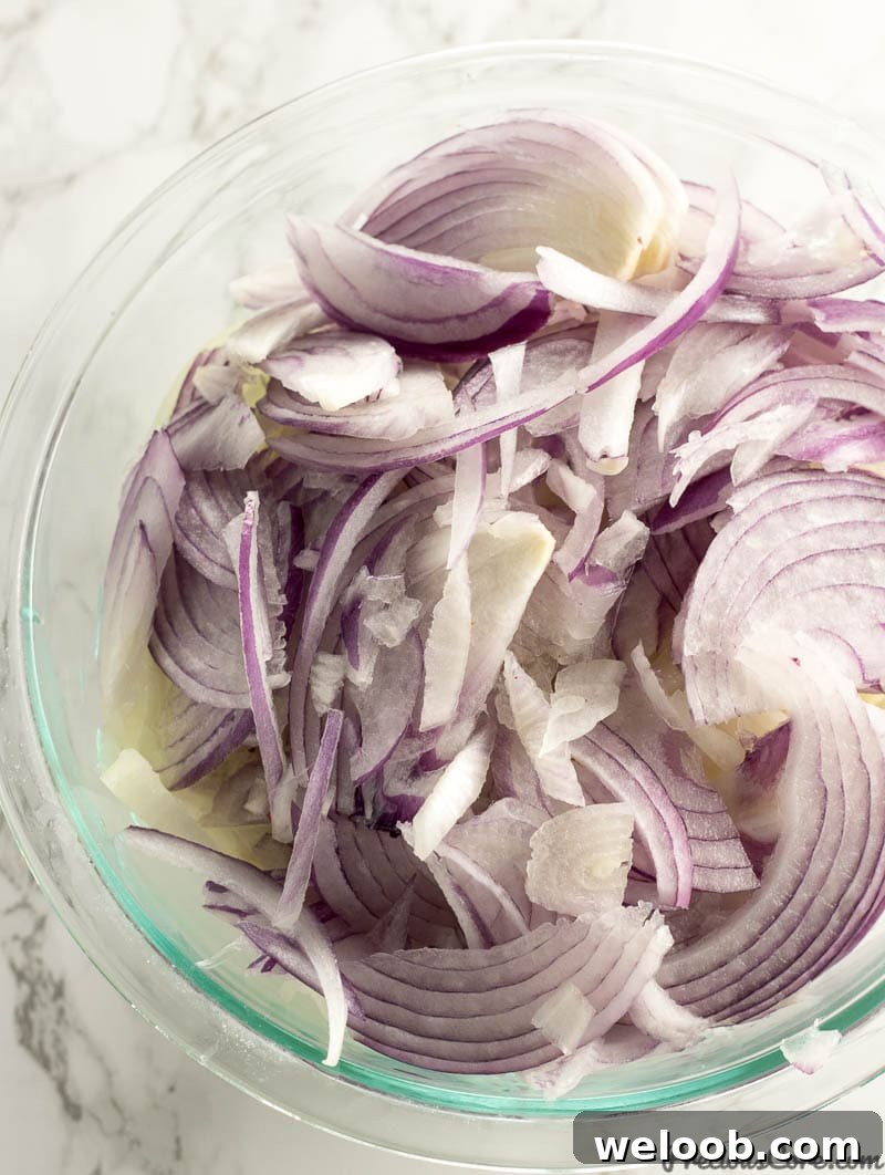 Onions for Poulet Yassa