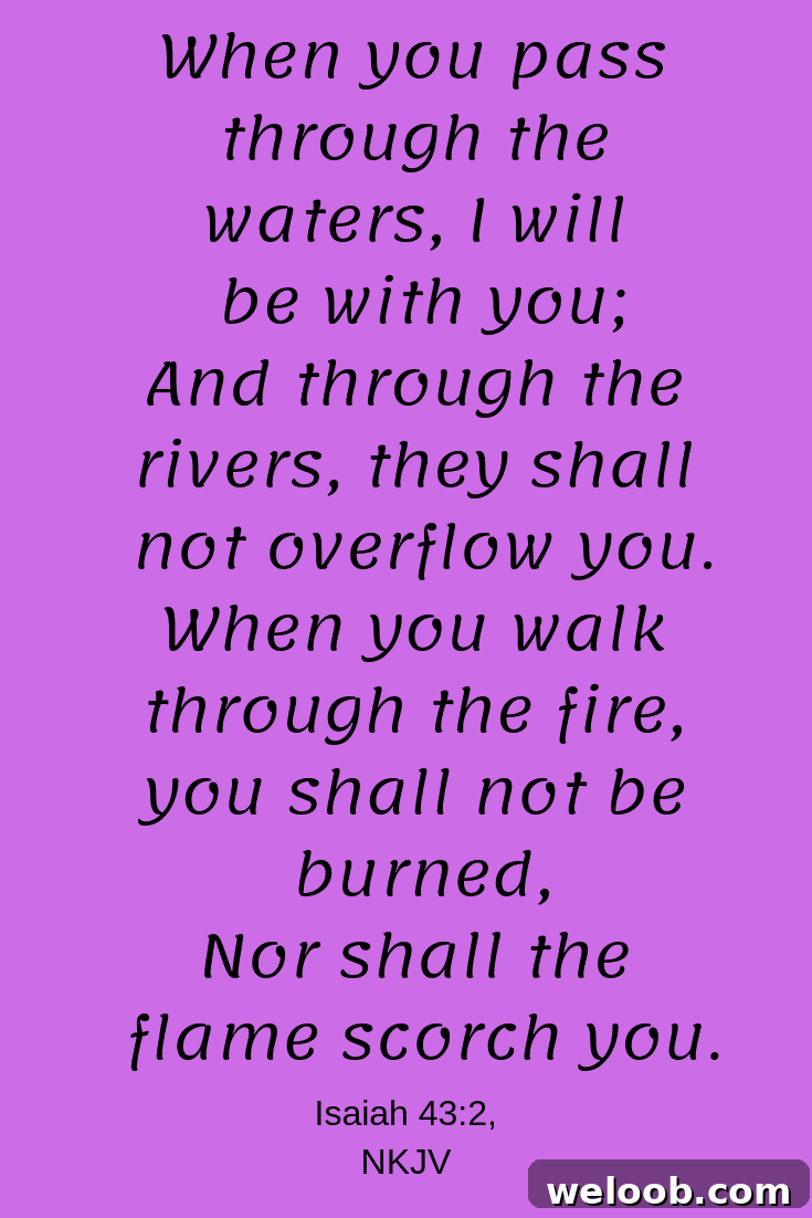 Walking Through Fire: How to Grow Stronger After Hardship 2 Going through hard moments? Here is what you need to know about passing through the fire. God says when you walk through the fire, He will be with you.