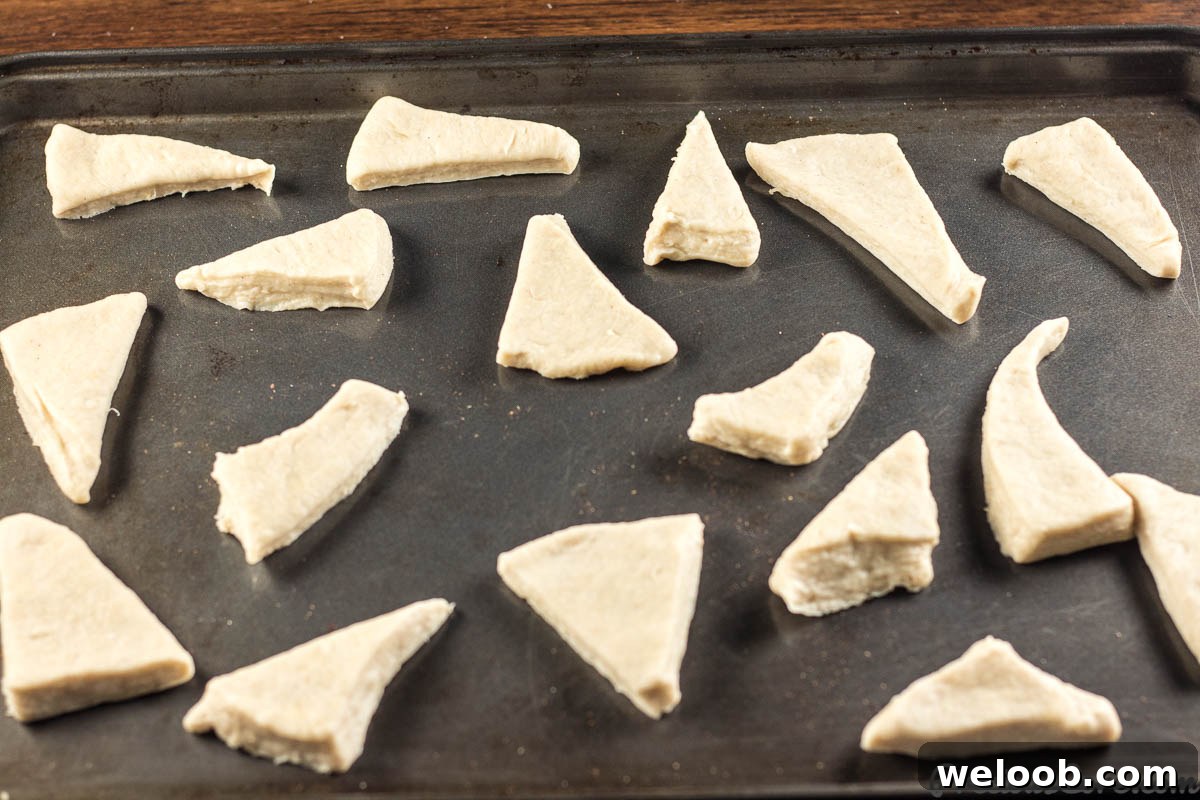 Mandazi triangles or diamonds