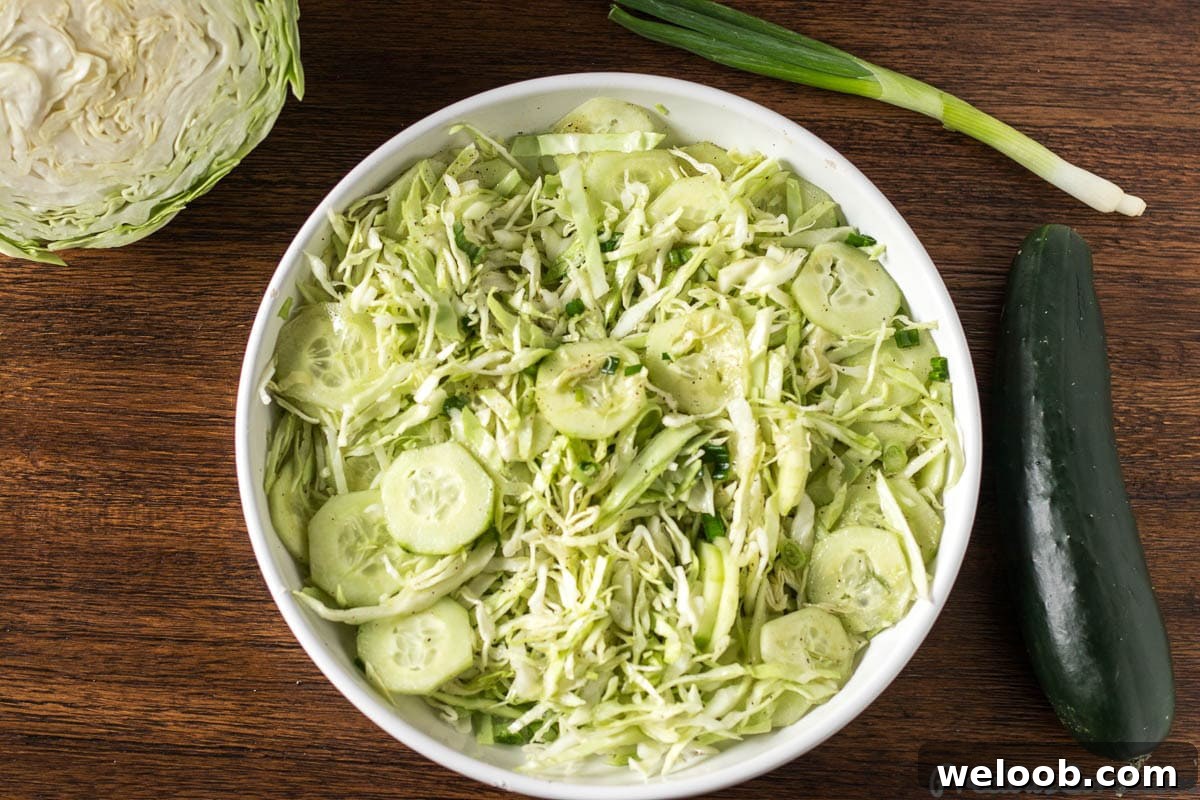 3-ingredient cabbage salad