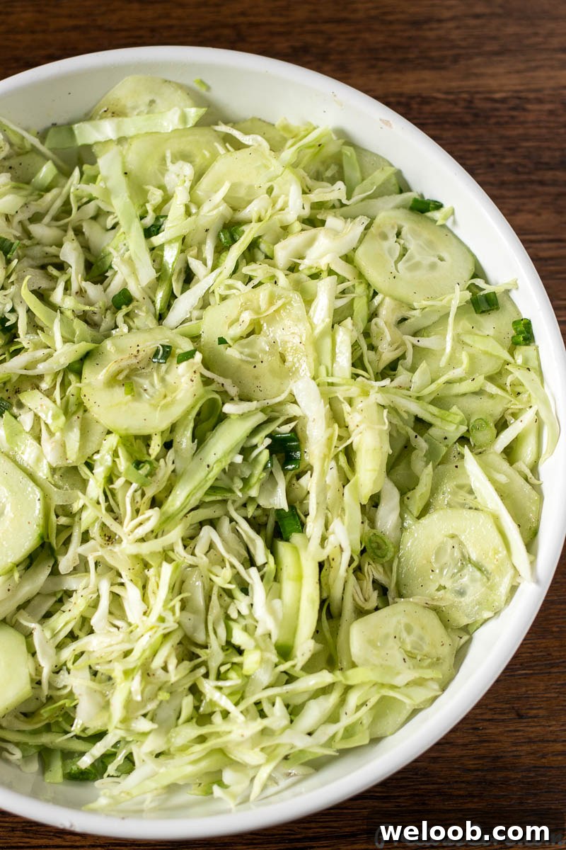 Easy cabbage salad